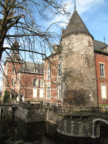 photo du château en mars 2012
