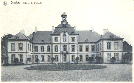 carte postale représentant le château