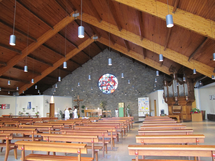 vue de l'intérieur de l'église